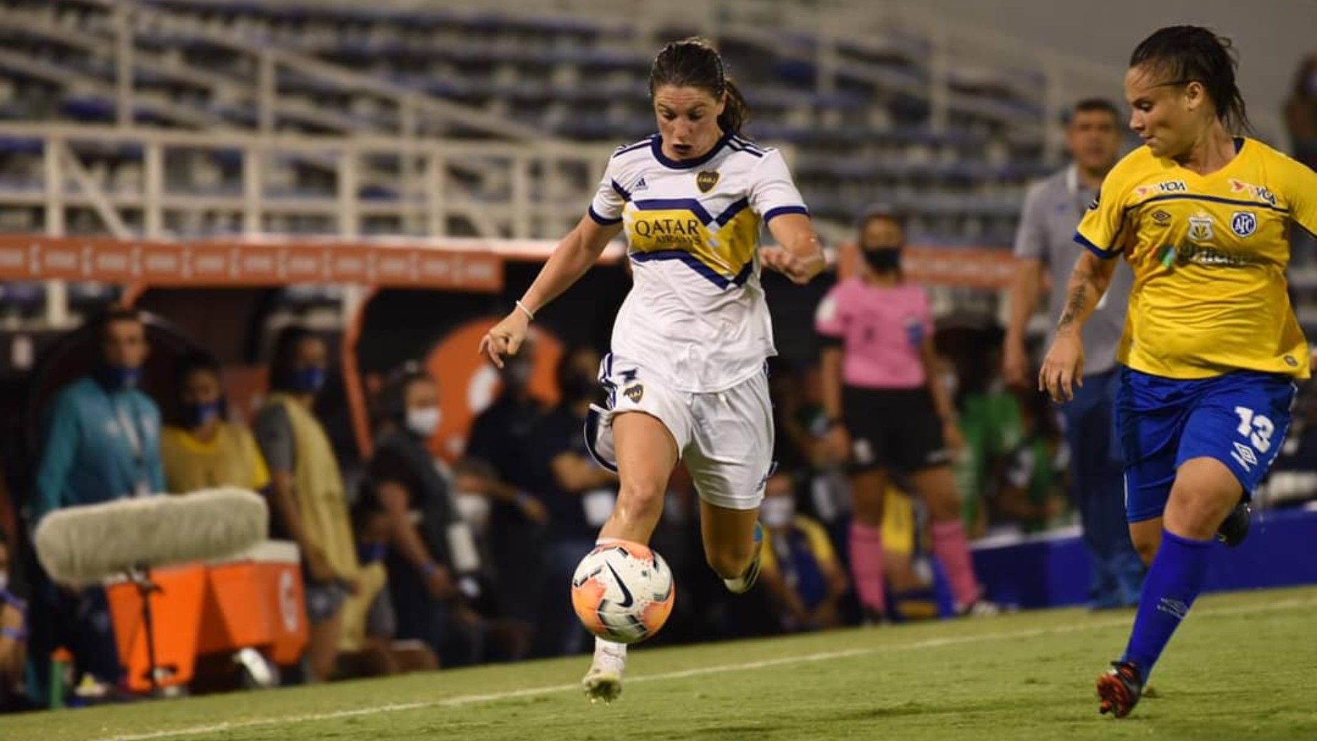 jugadora de boca en la copa libertadores femenina