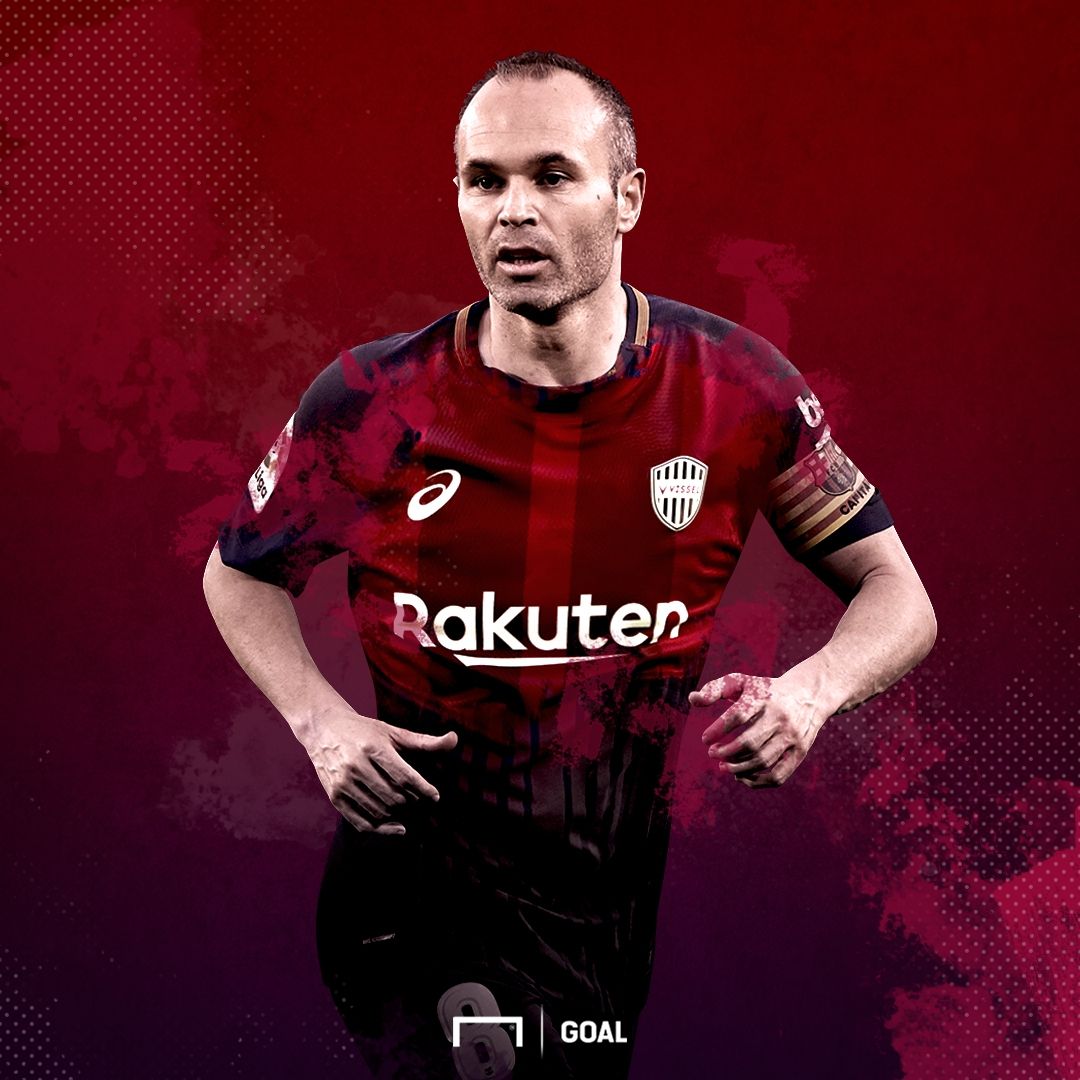 EMBED ONLY Andres Iniesta Vissel Kobe GFX