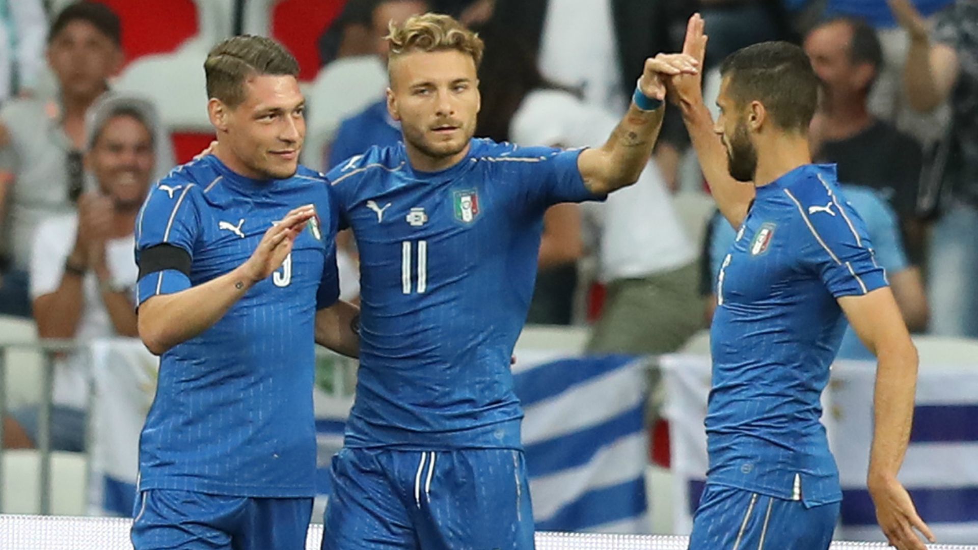 Belotti Immobile Candreva Italy Uruguay