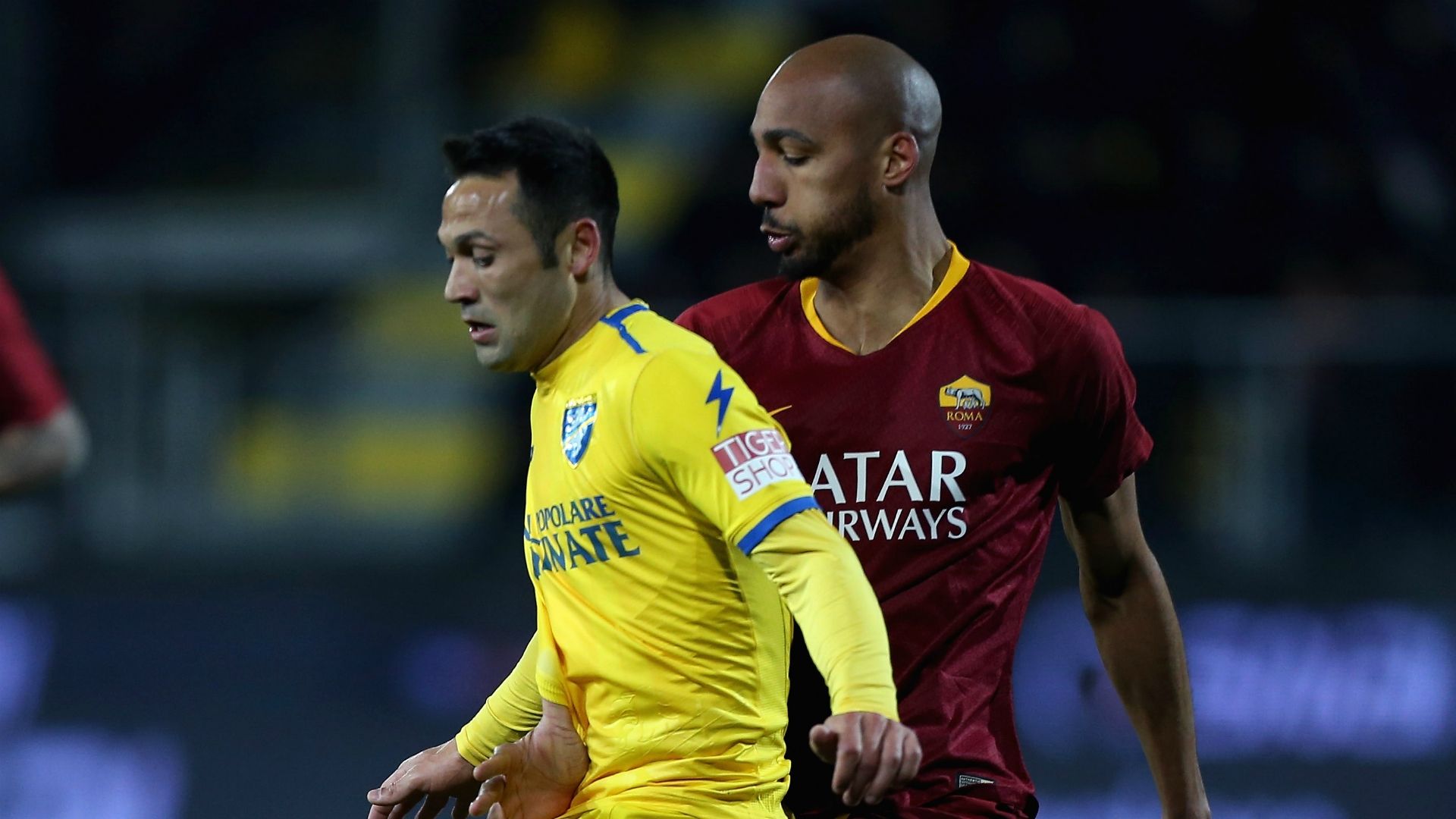 Camillo Ciano Steven Nzonzi Frosinone Roma Serie A