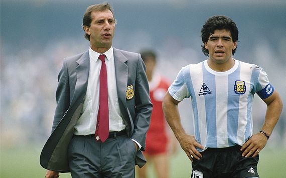 Carlos Bilardo y Diego Maradona