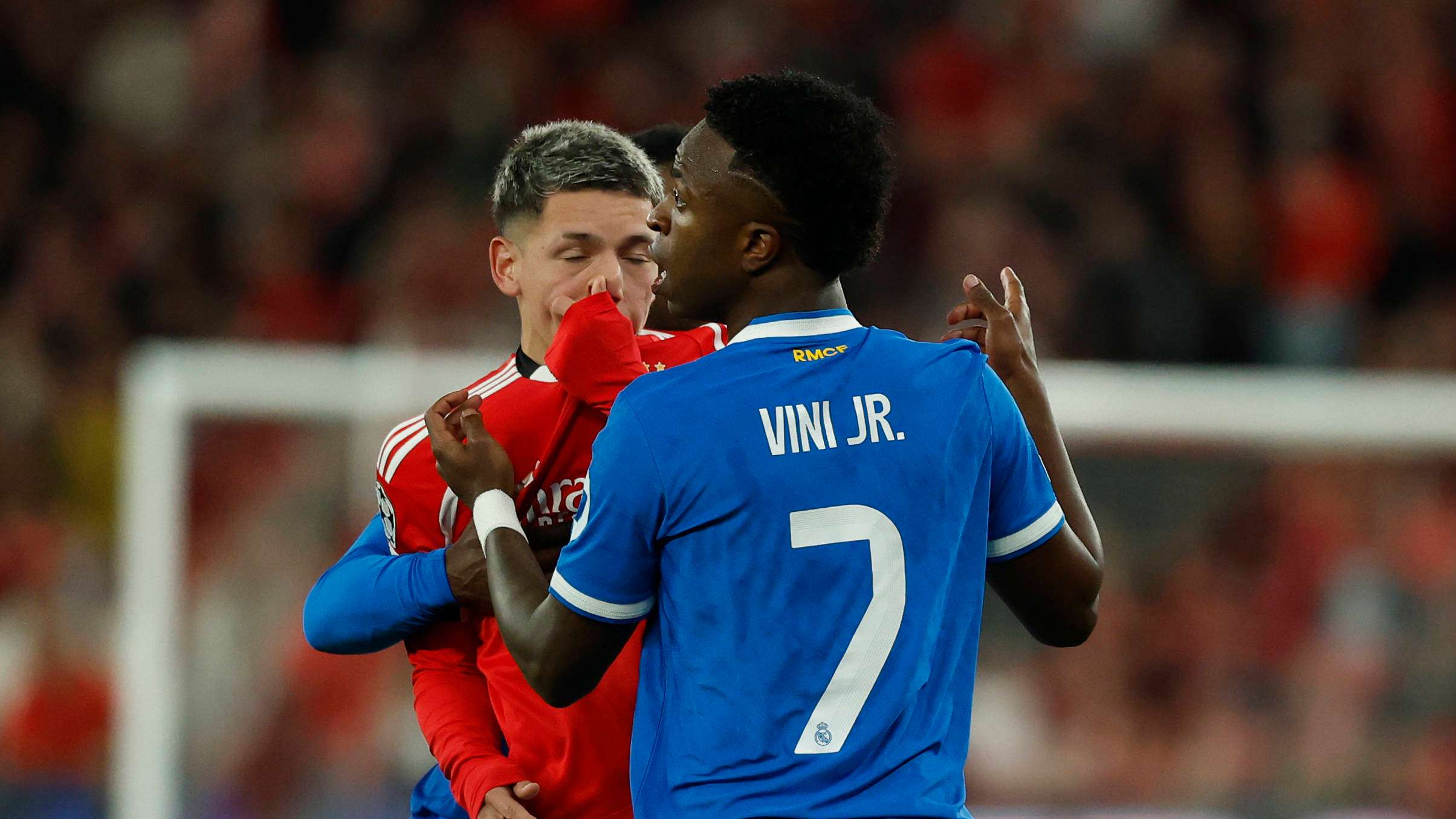 Prestianni en Vinicius Junior