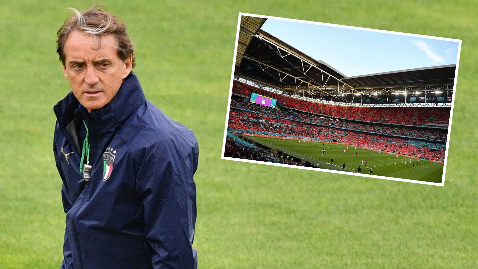 Roberto Mancini Italy Wembley