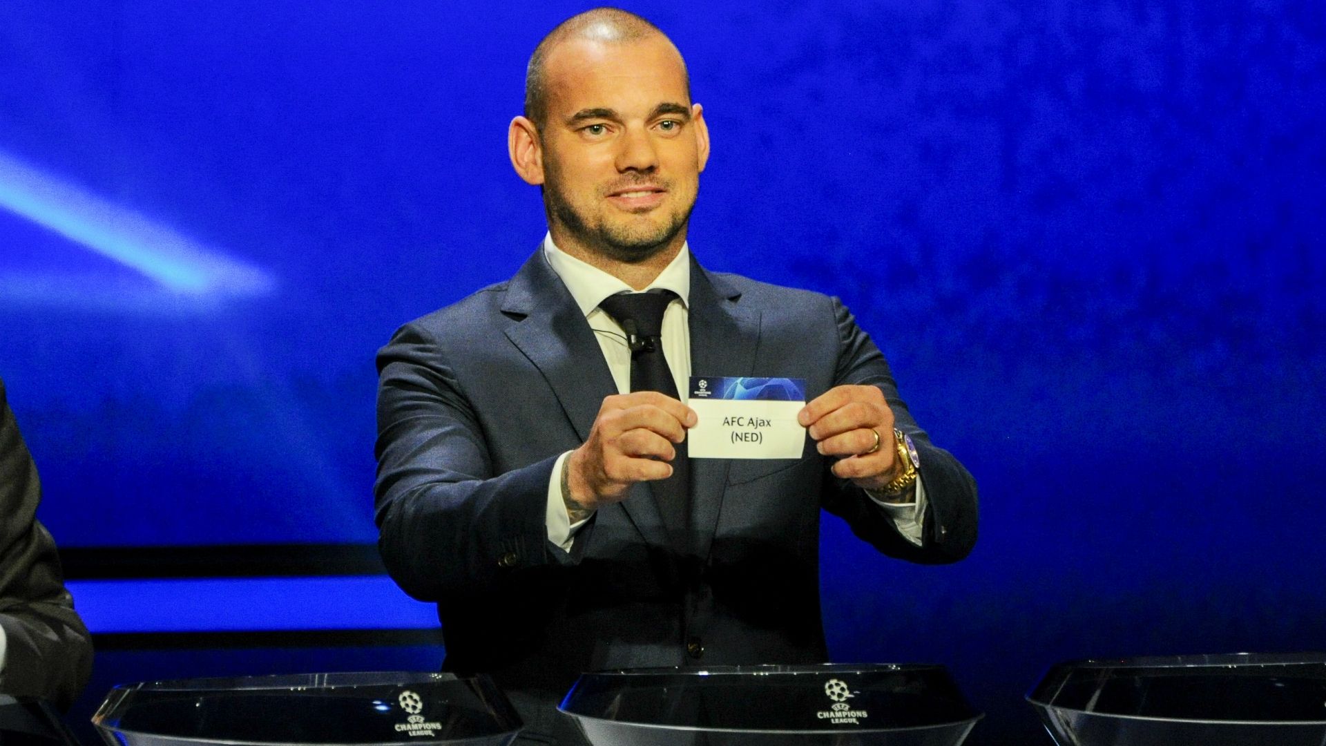 Wesley Sneijder Champions League draw Ajax 08292019