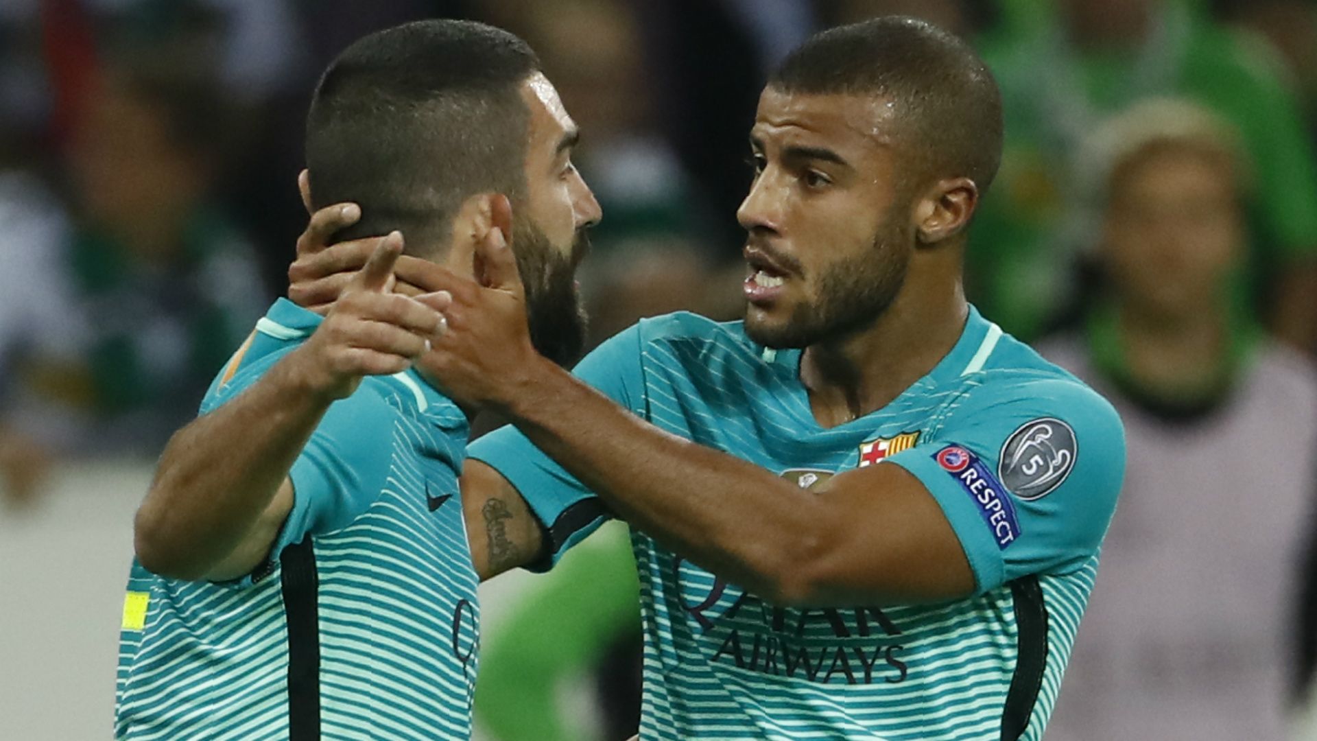 Rafinha Arda Turan Gladbach Barcelona