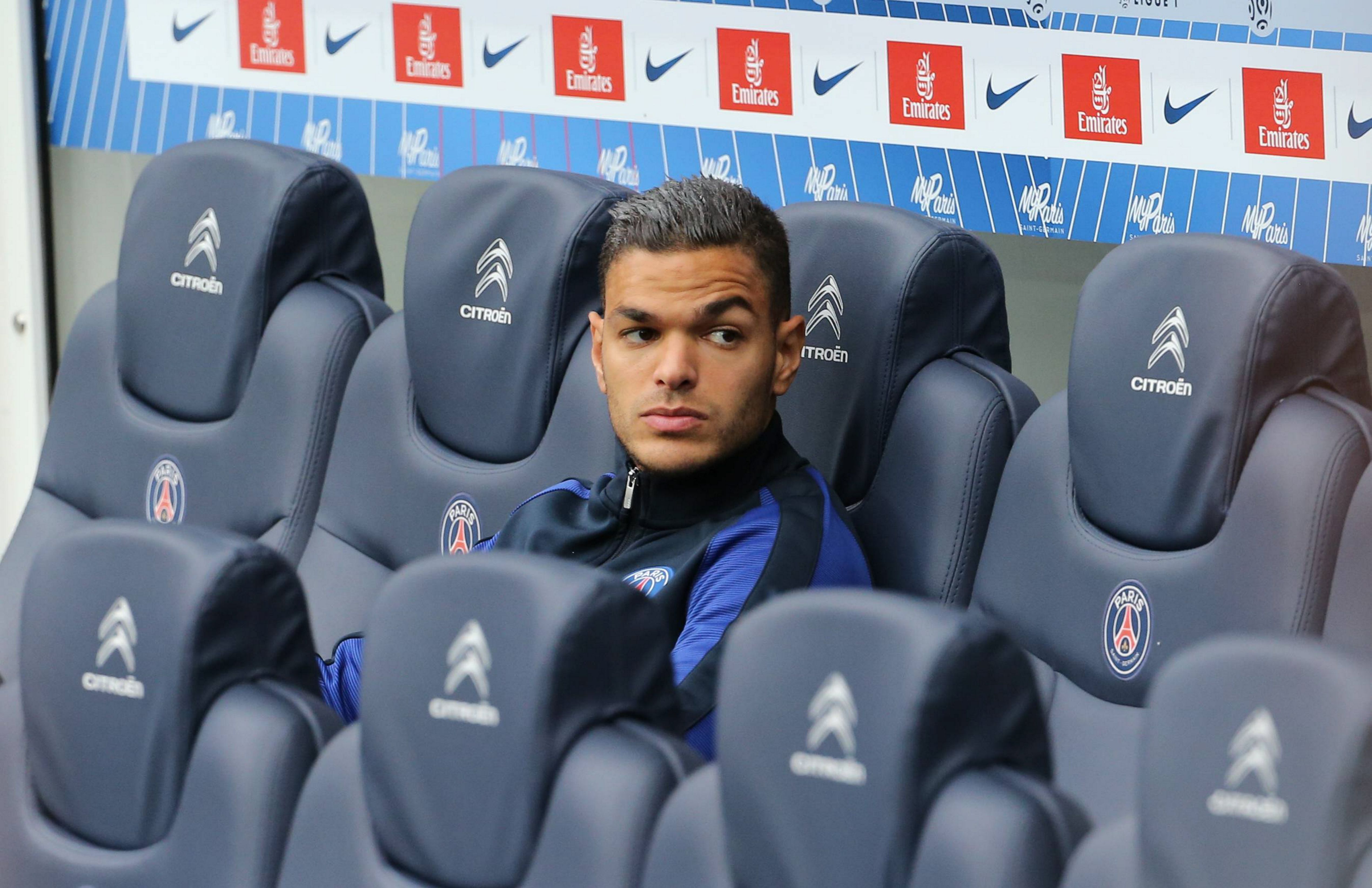 Ben Arfa PSG bench