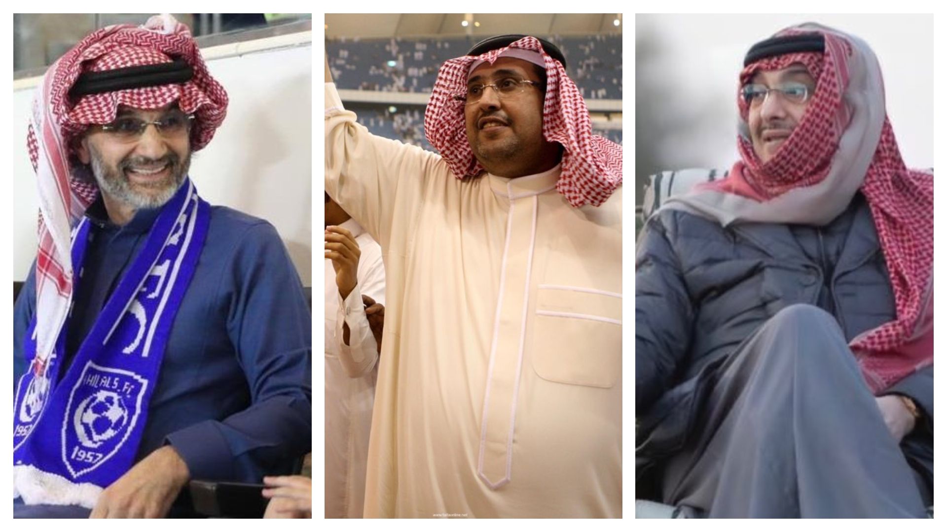 خالد بن فهد - الوليد بن طلال - منصور البلوي