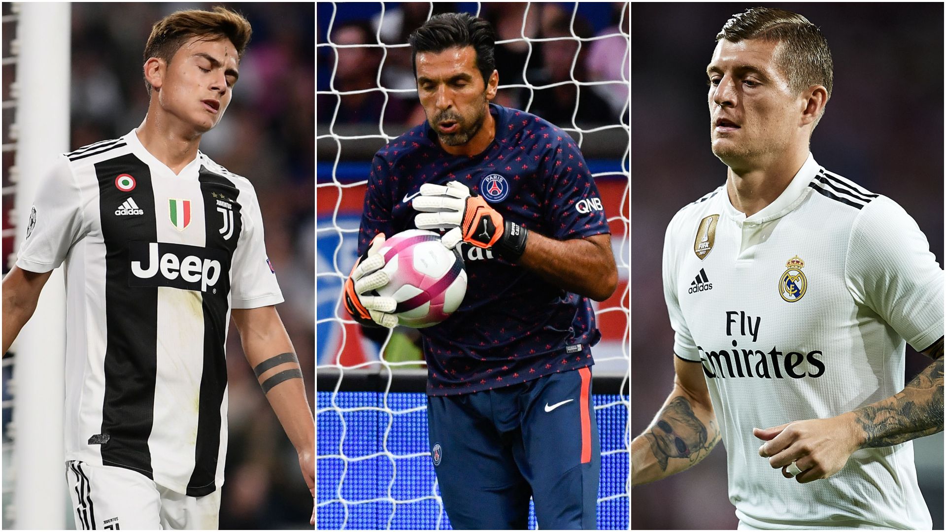 Dybala Buffon Kroos esclusi pallone d'oro