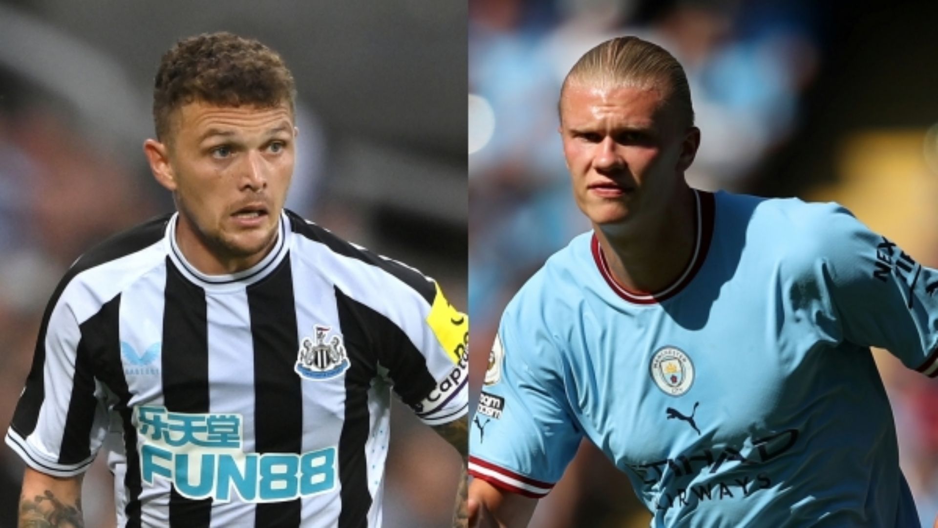 Kieran Trippier Newcastle Erling Haaland Manchester City