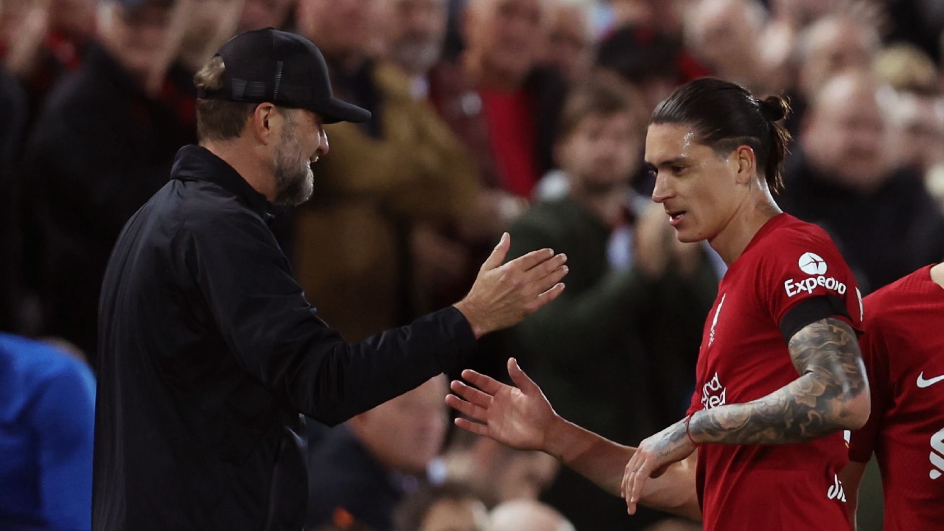 Jurgen Klopp Darwin Nunez Liverpool 2022