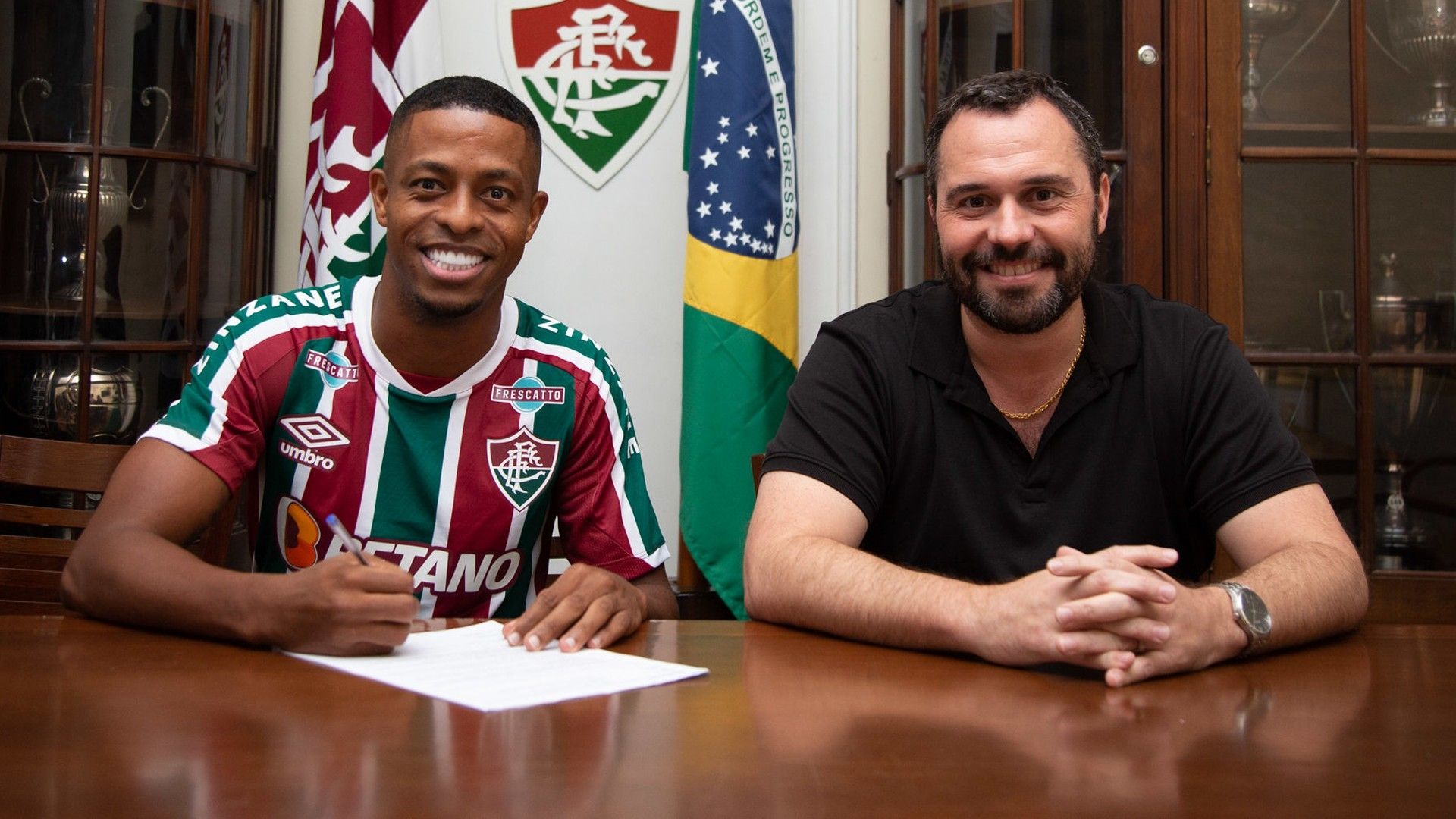 Keno Fluminense apresentação 21 12 2022