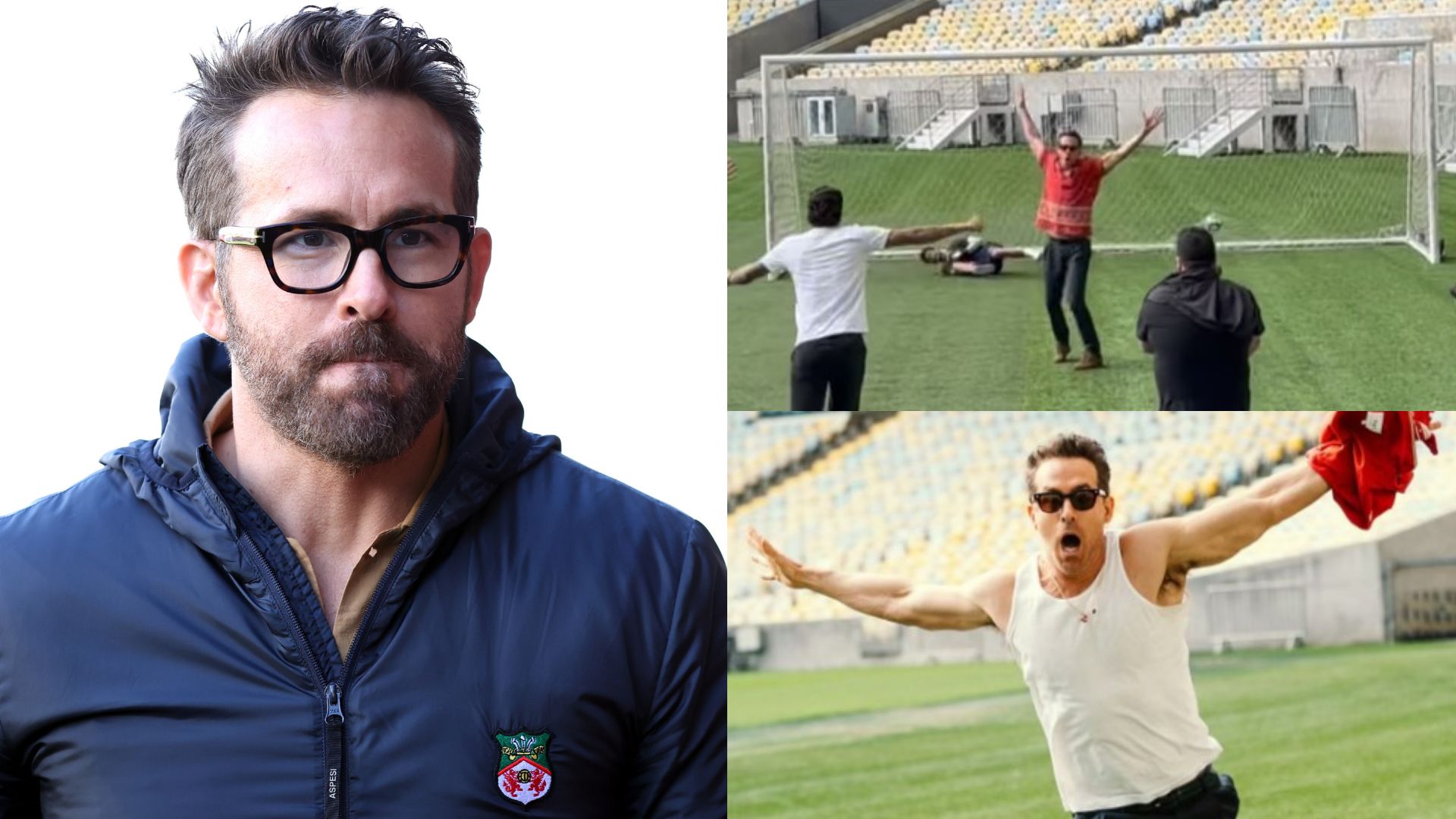 Ryan Reynolds penalty Maracana celebration