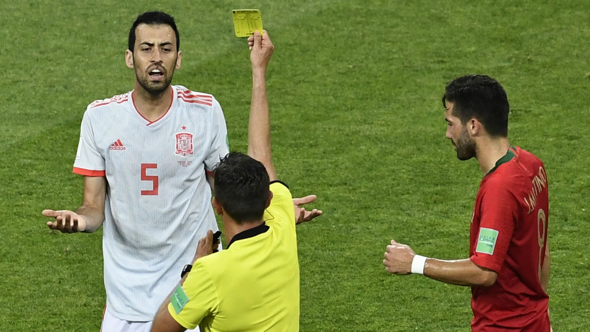 Sergio Busquets Spain Portugal FIFA World Cup 2018