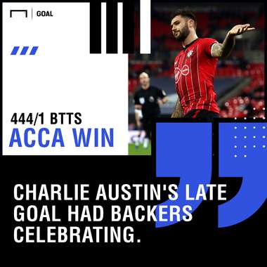 BTTS accumulator win graphic