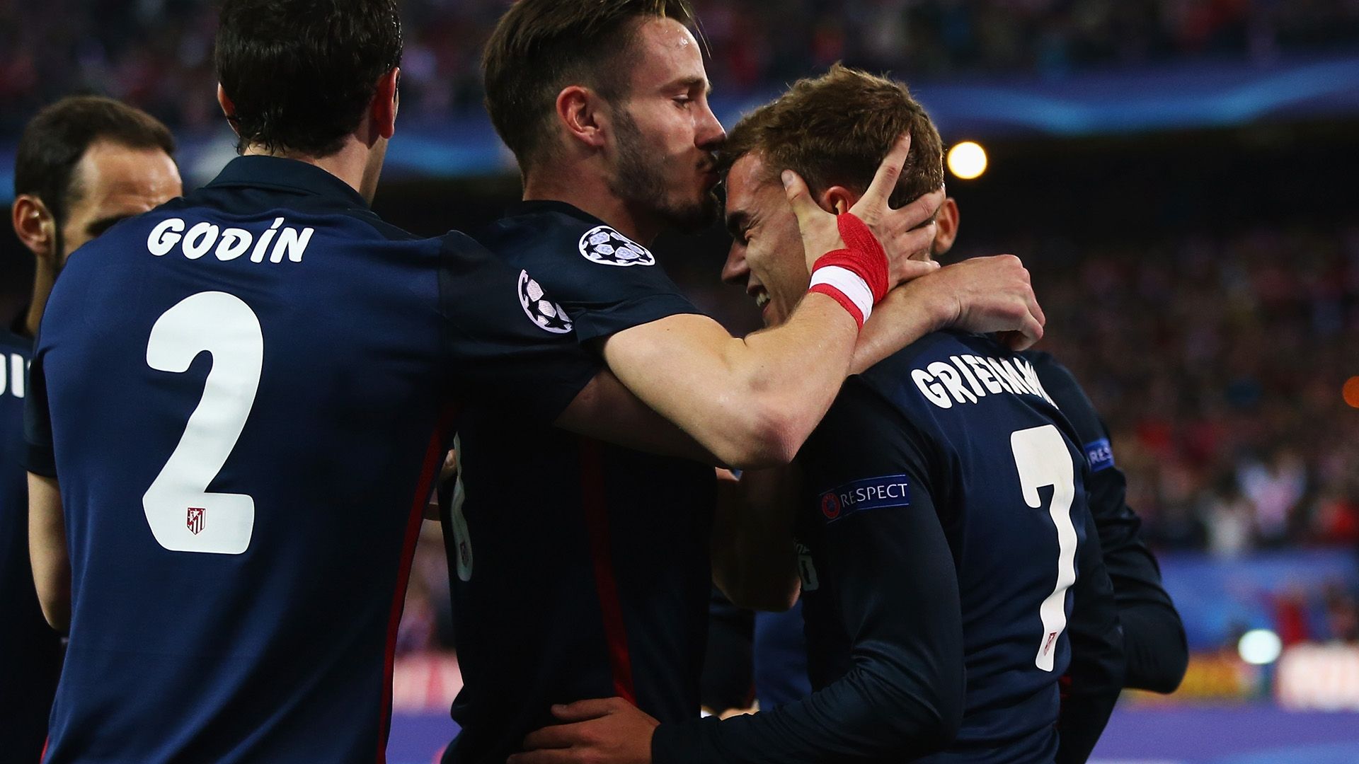 Antoine Griezmann Diego Godin Atletico Madrid Barcelona 130416