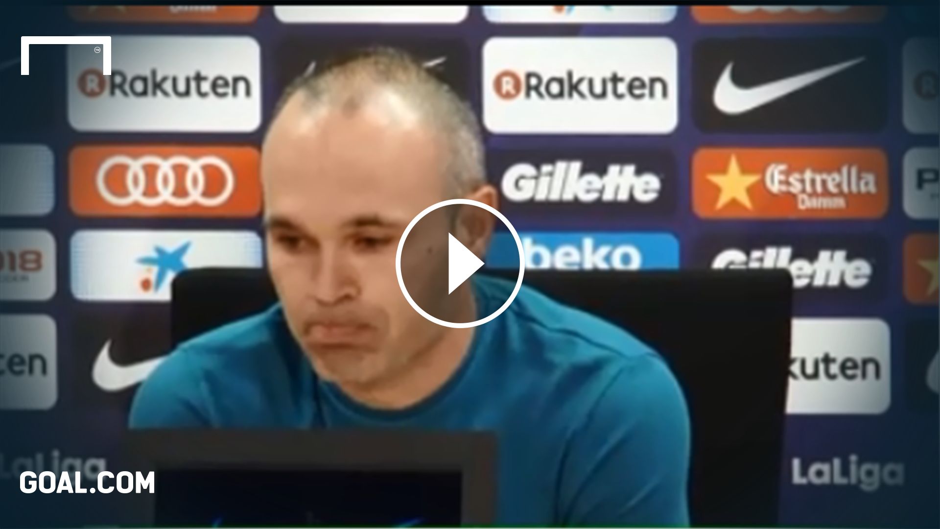 Andres Iniesta Playbutton