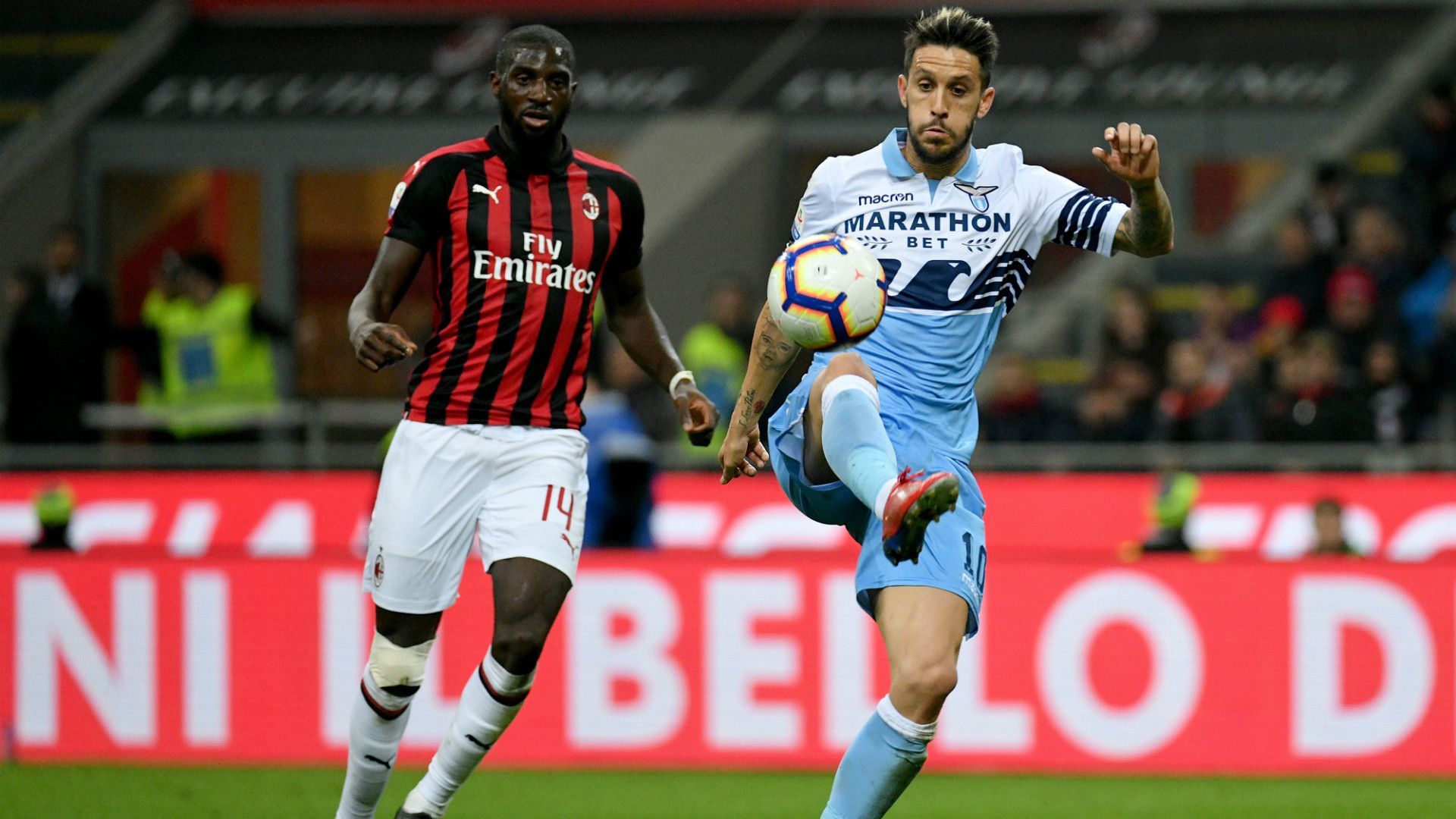 Milan Lazio Bakayoko Luis Alberto