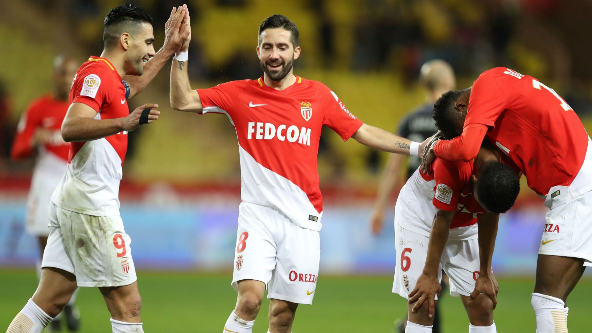 Joao Moutinho Radamel Falcao AS Monaco Metz Ligue 1 21012018