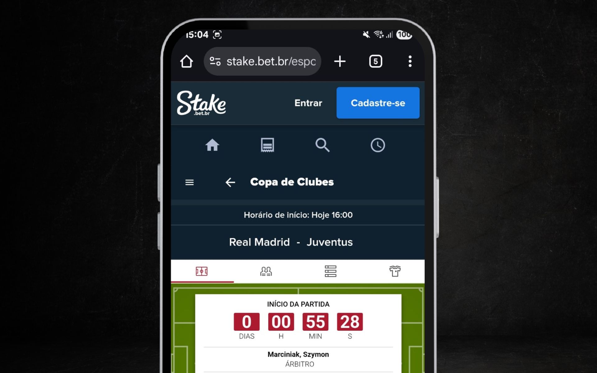 Stake app apostas ao vivo