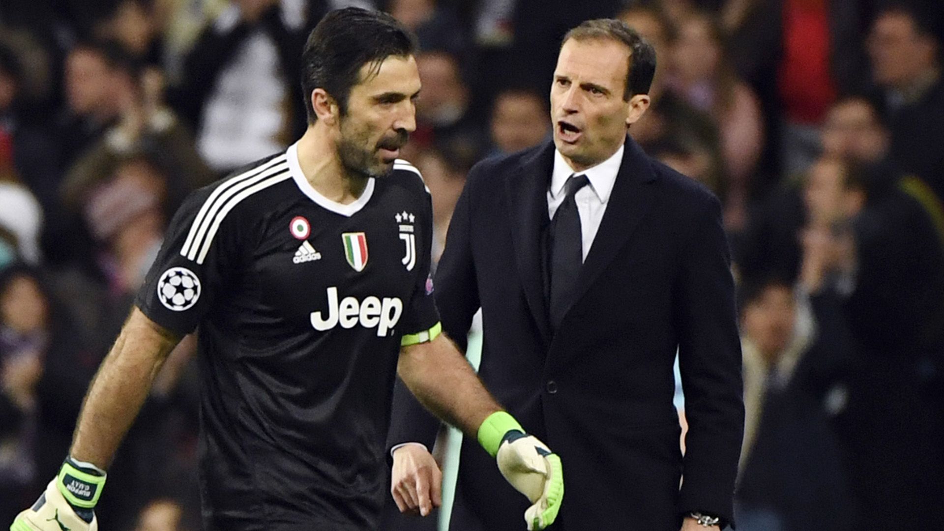 Allegri Buffon Real Madrid Juventus Champions League