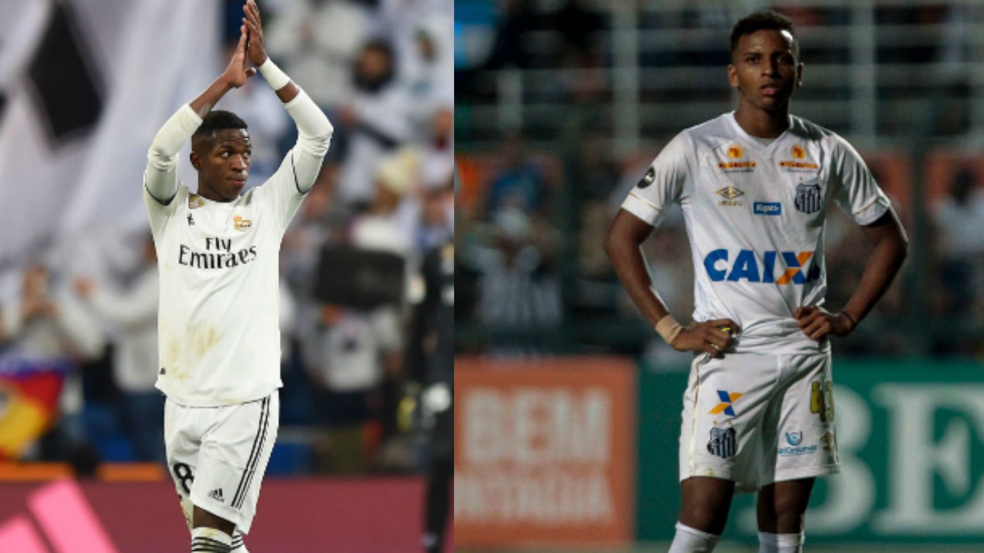 Vinicius Junior Rodrygo Real Madrid Santos
