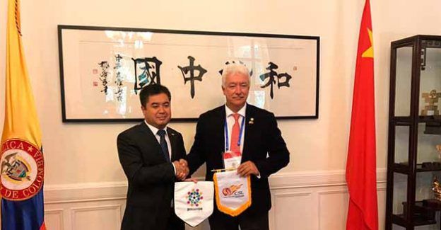 Jorge Perdomo presidente Dimayor en China