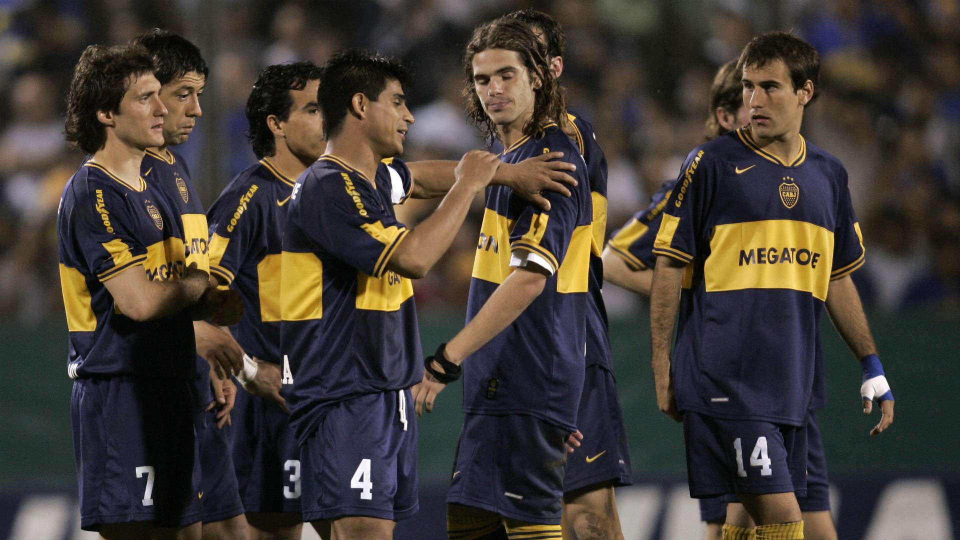 Fernando Gago Guillermo Barros Schelotto Hugo Ibarra Rodrigo Palacio Boca Juniors Apertura 2006