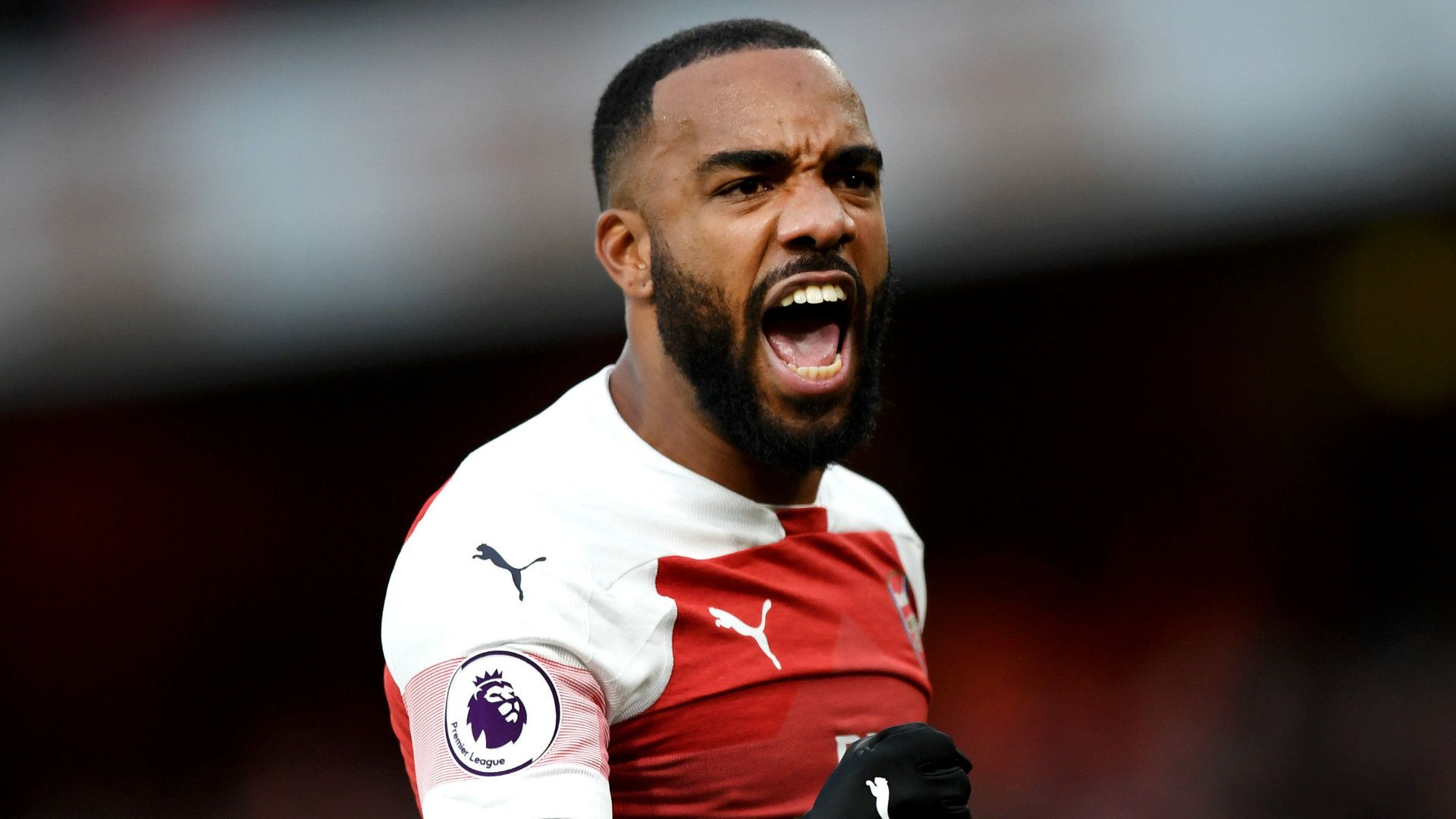 Alexandre Lacazette Arsenal vs Tottenham 2018-19