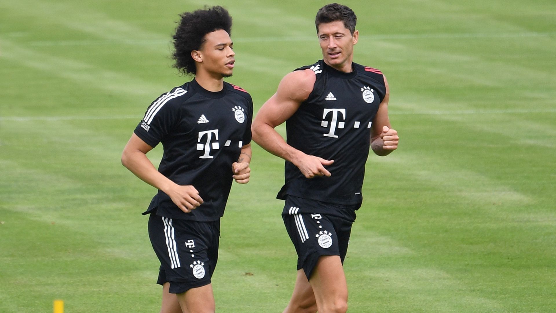 ONLY GERMANY Robert Lewandowski Leroy Sane Bayern Munchen 2020