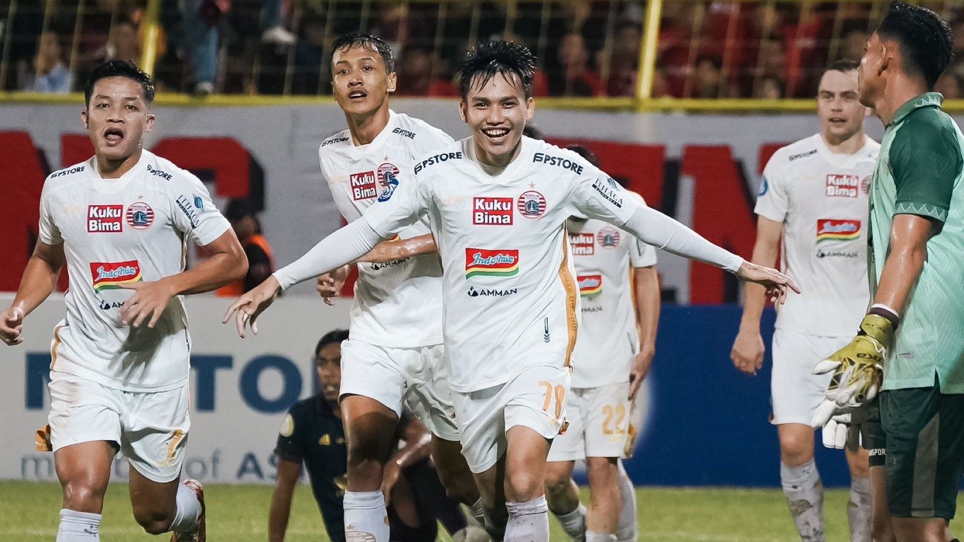 Selebrasi Persija Jakarta vs PSM Makassar 03112023