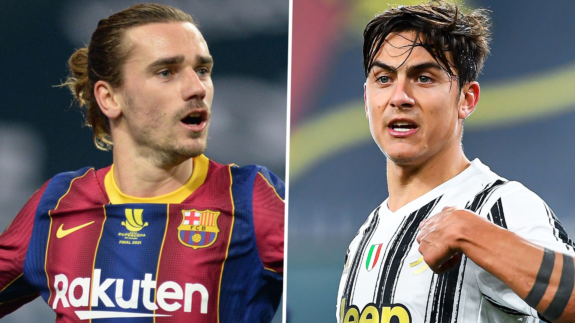 Antoine Griezmann Paulo Dybala Barcelona Juventus 2020-21