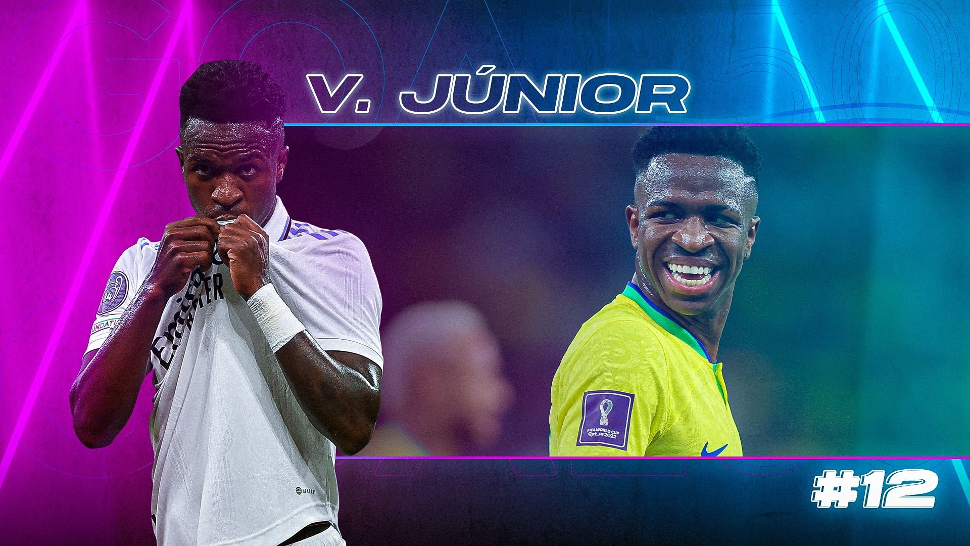 GOAL50 2022 Vinicius Junior GFX Ranking