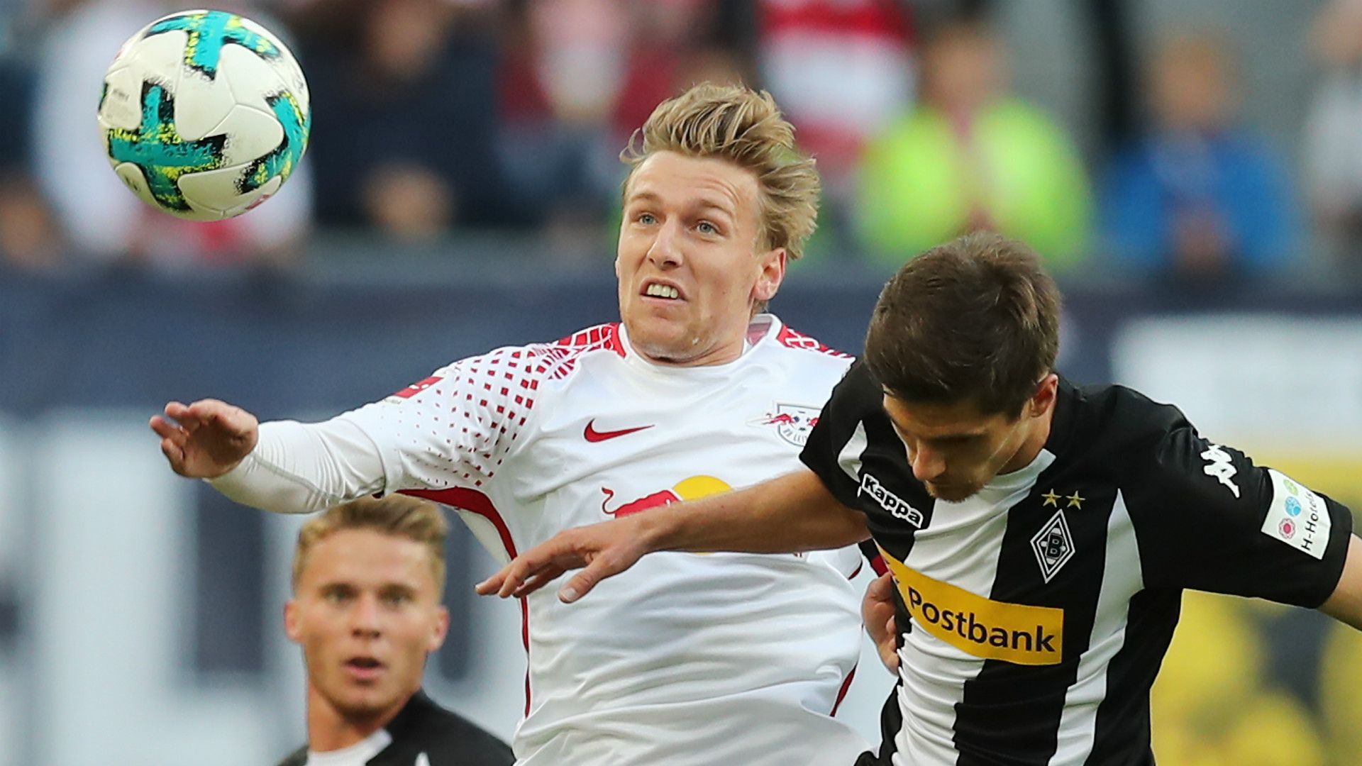 EMIL FORSBERG LEIPZIG JONAS HOFMANN GLADBACH GERMAN BUNDESLIGA 16092017