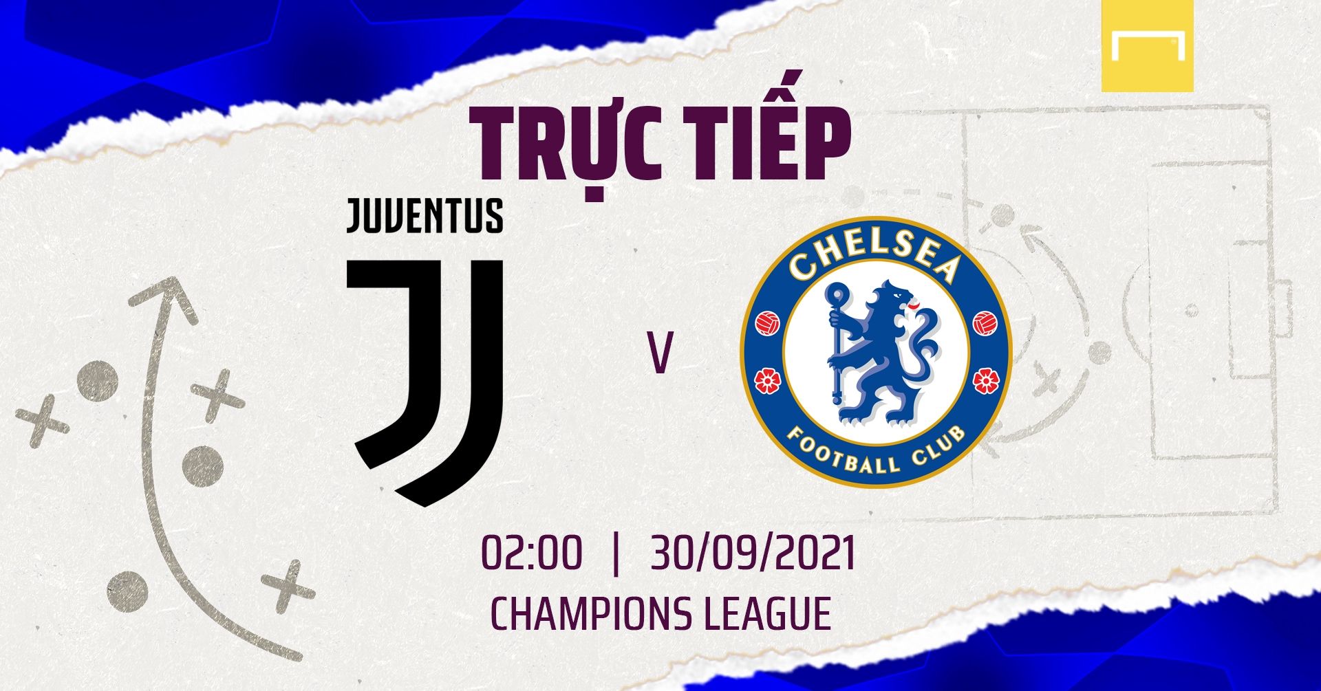 Live Juventus vs Chelsea 2021/22 UEFA Champions League GFX
