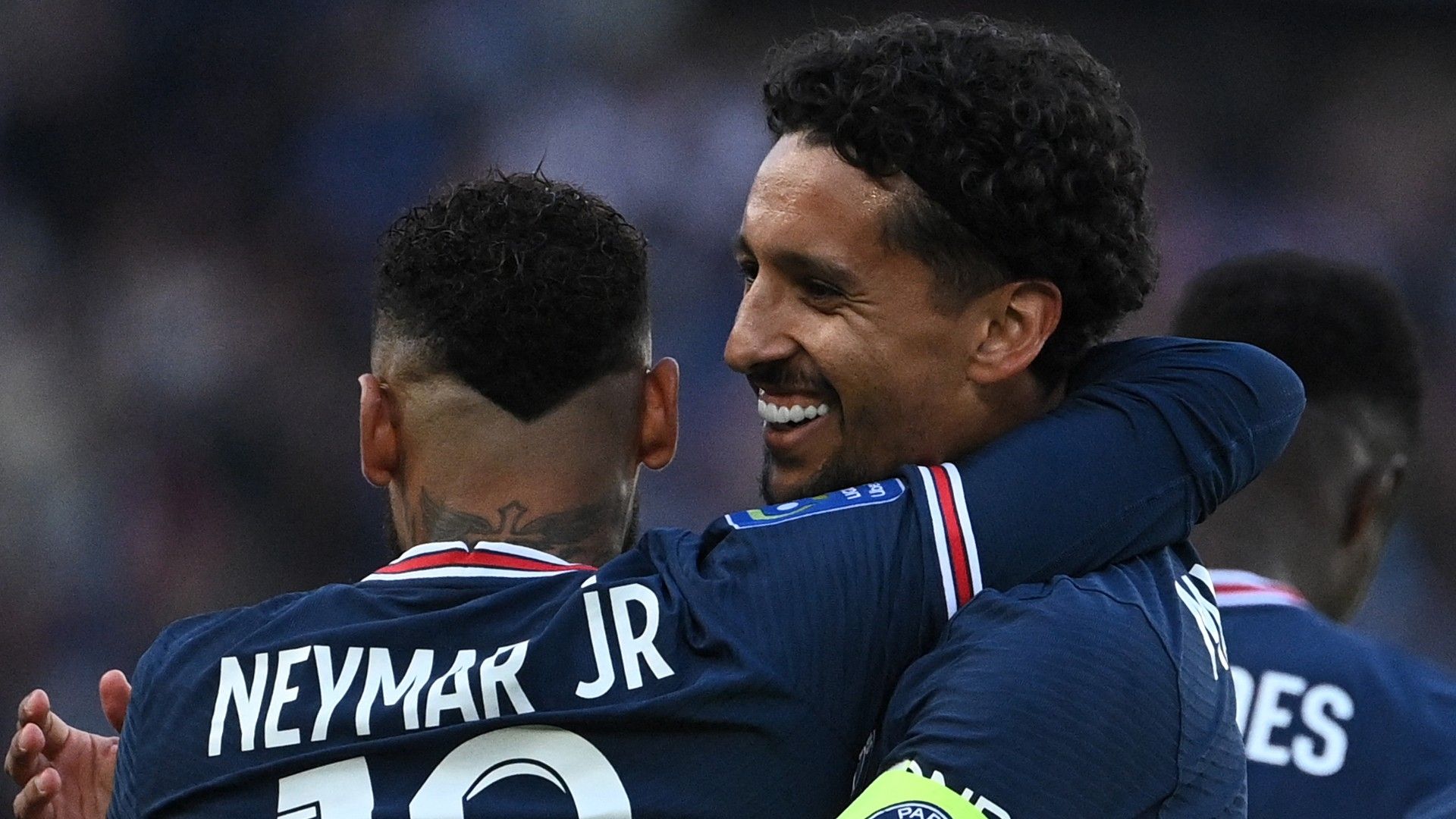 Neymar Marquinhos PSG Troyes 2021-22