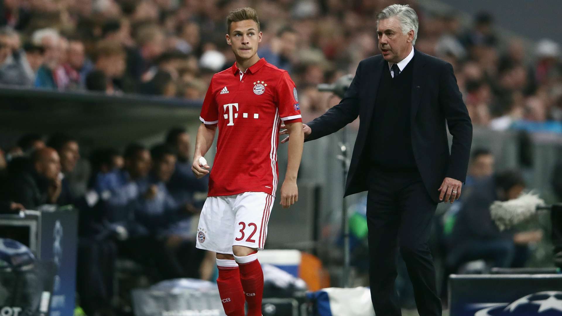 Joshua KImmich Carlo Ancelotti FC Bayern
