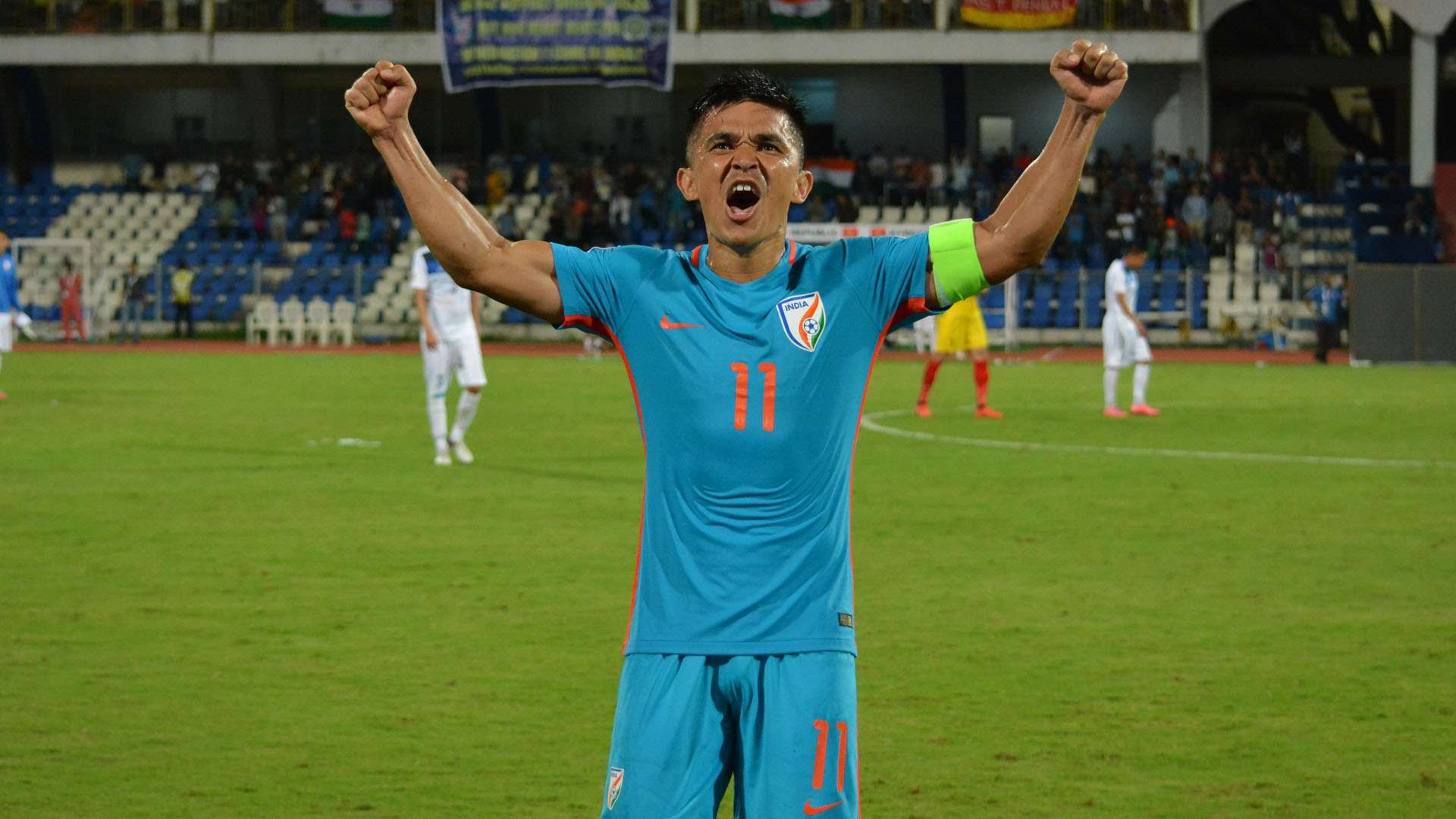 Sunil Chhetri India Kyrgyzstan Asian Cup Qualifier 2017