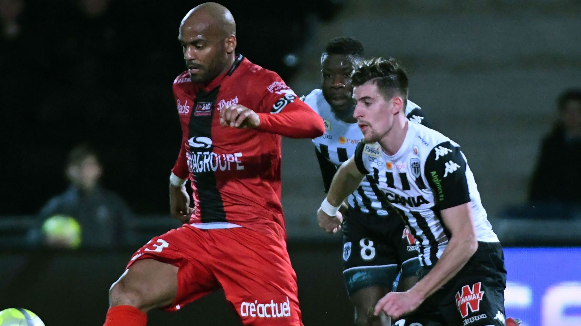 Jimmy Briand Baptiste Santamaria Angers Guingamp Ligue 1 03032018