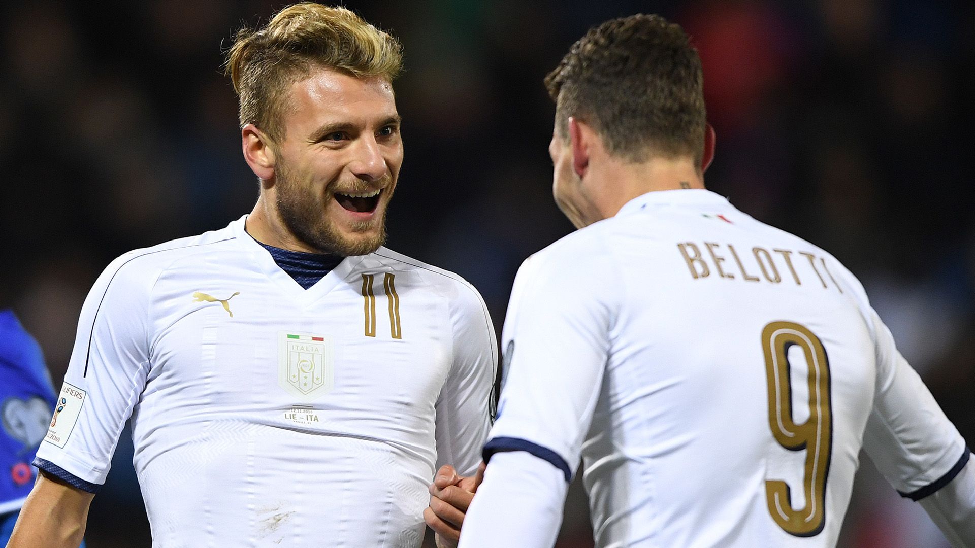 Immobile Belotti Liechtenstein Italy WCQ 2018