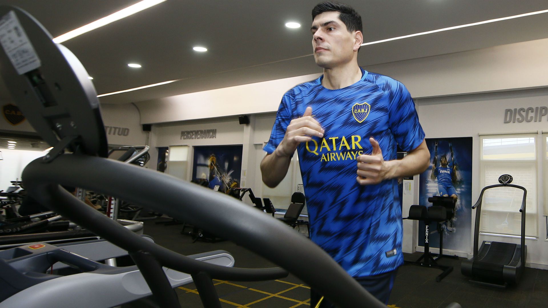 Carlos Lampe Boca entrenamiento 09102018
