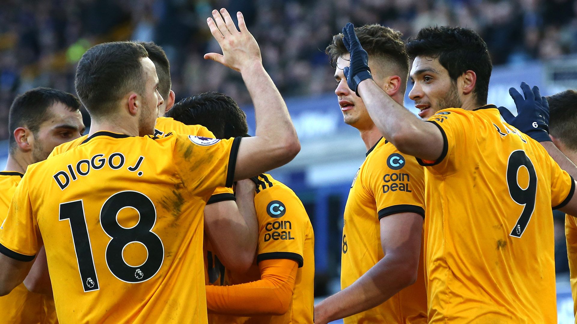 Diogo Jota Raul Jimenez Wolves 2019