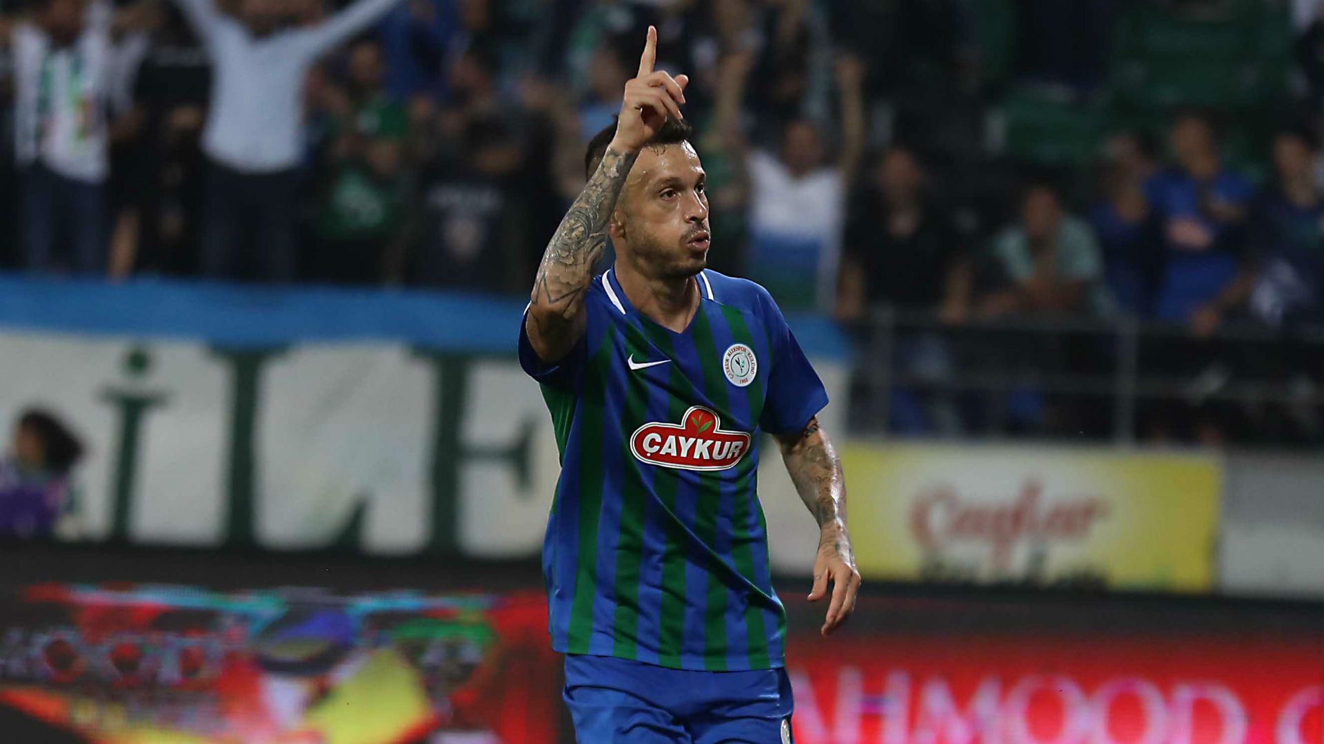 Fernando Boldrin Celebration Rizespor v Sivasspor 08252019