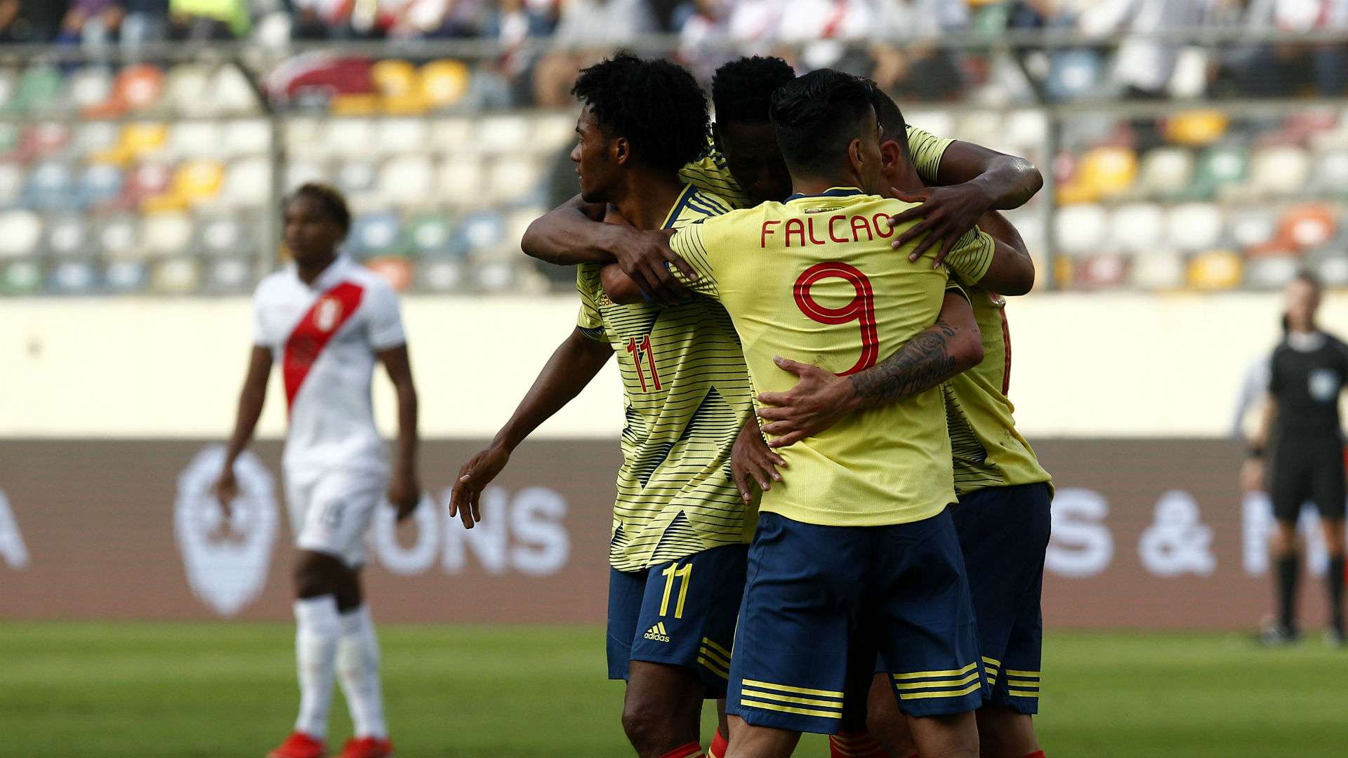 Colombia gol - Perú Amistoso 2019