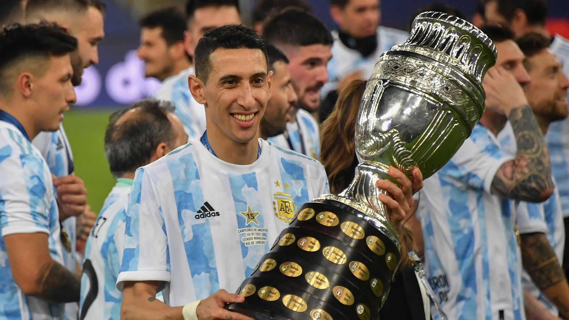 Angel Di Maria Argentina Goal50 SLIDELIST