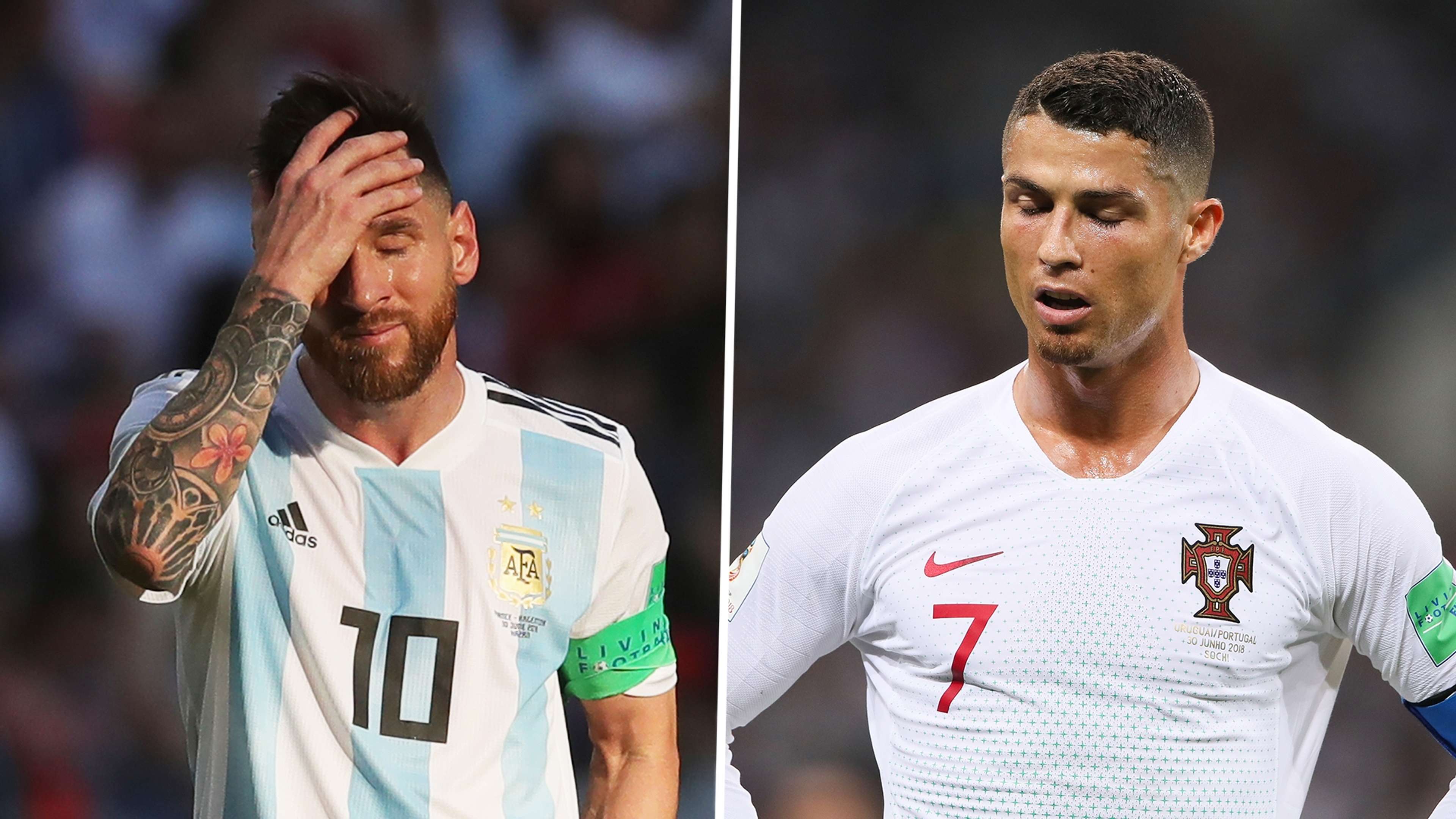 Lionel Messi, Cristiano Ronaldo split