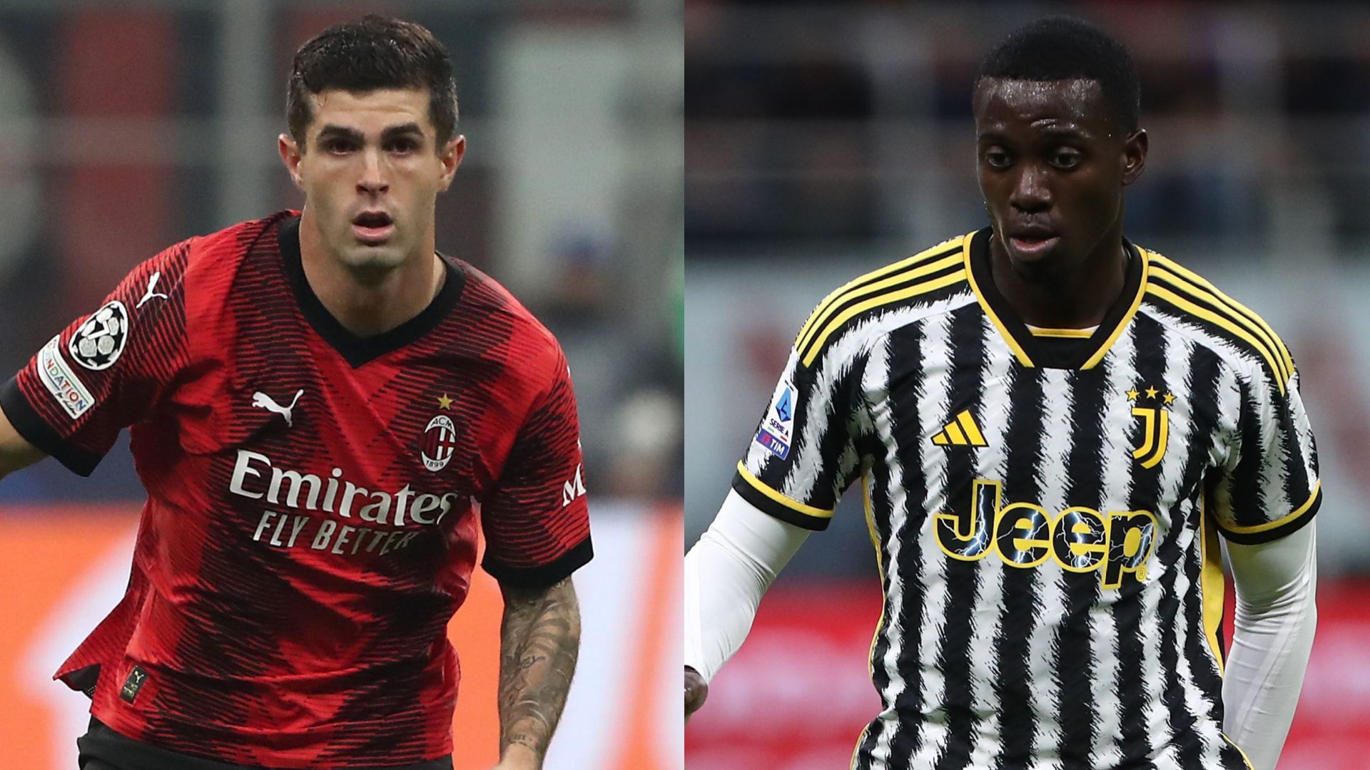 GFX Info Christian Pulisic Timothy Weah