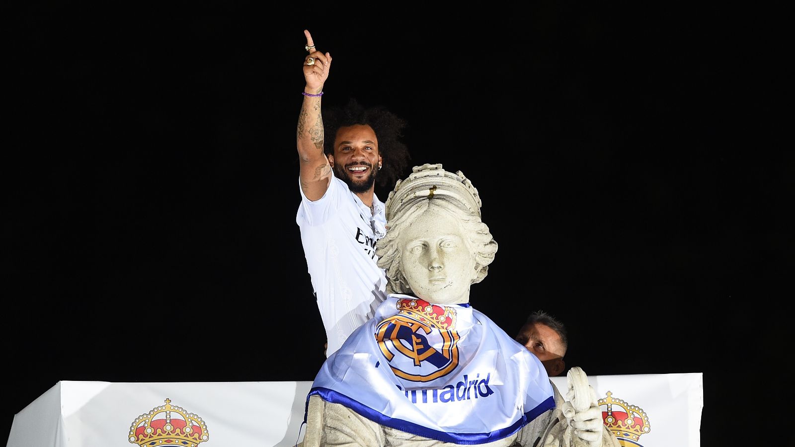 Marcelo Real Madrid Cibeles
