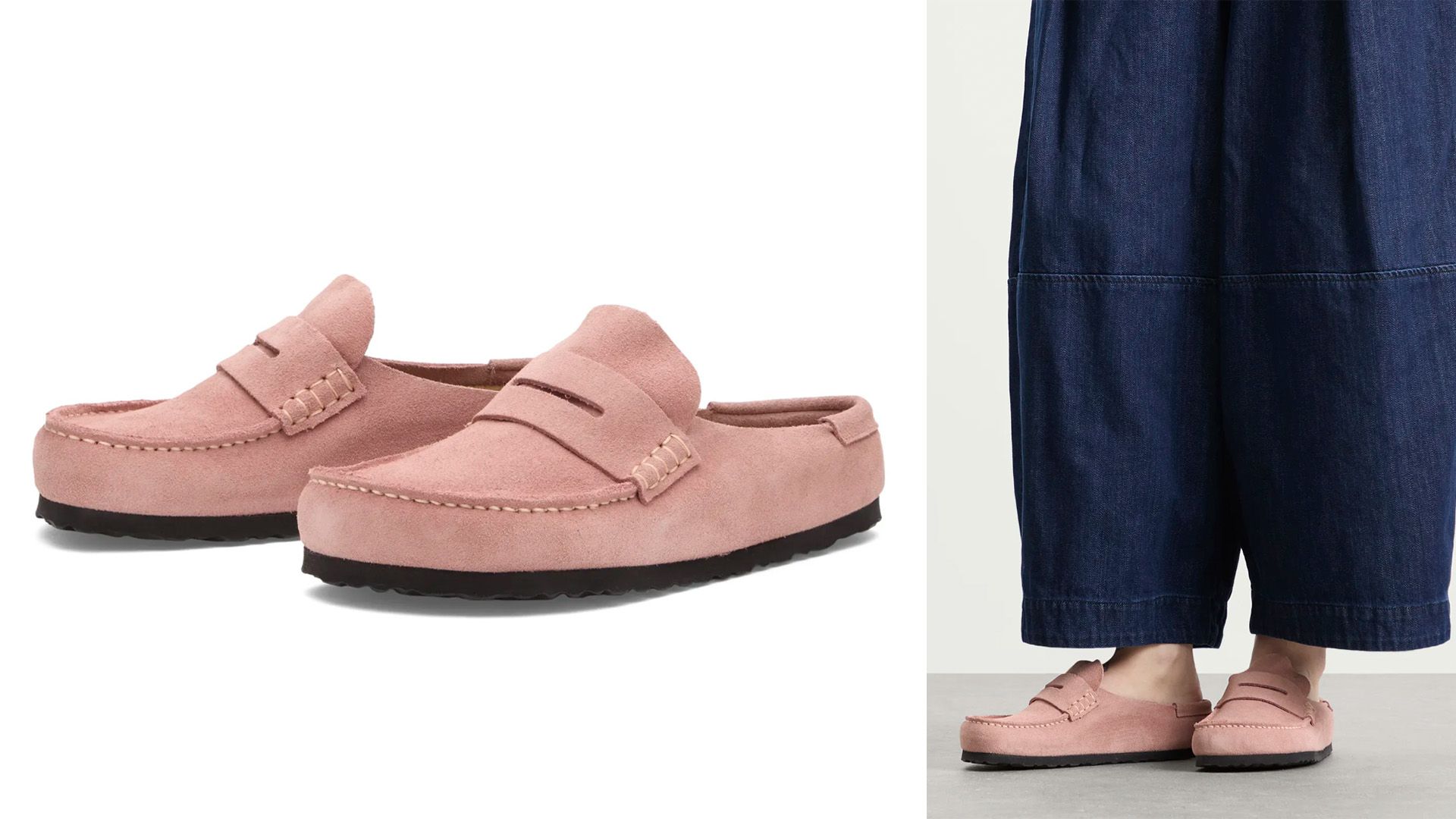 Birkenstock Naples Wrapped in Pink Suede
