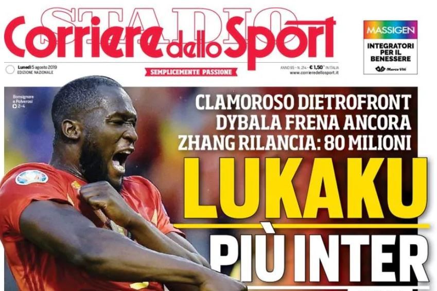 Corriere dello Sport cover