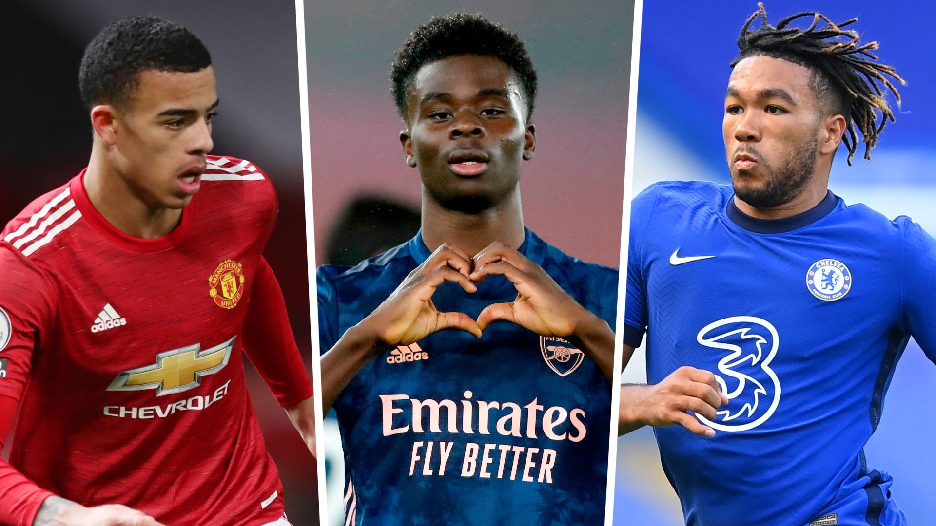 Mason Greenwood Bukayo Saka Reece James